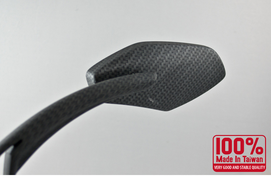 Kiwav Motorcycle Mirror Carbon for Bigbike 