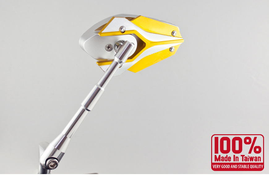 Viper Motorcycle Mirror Yellow for Bigbike