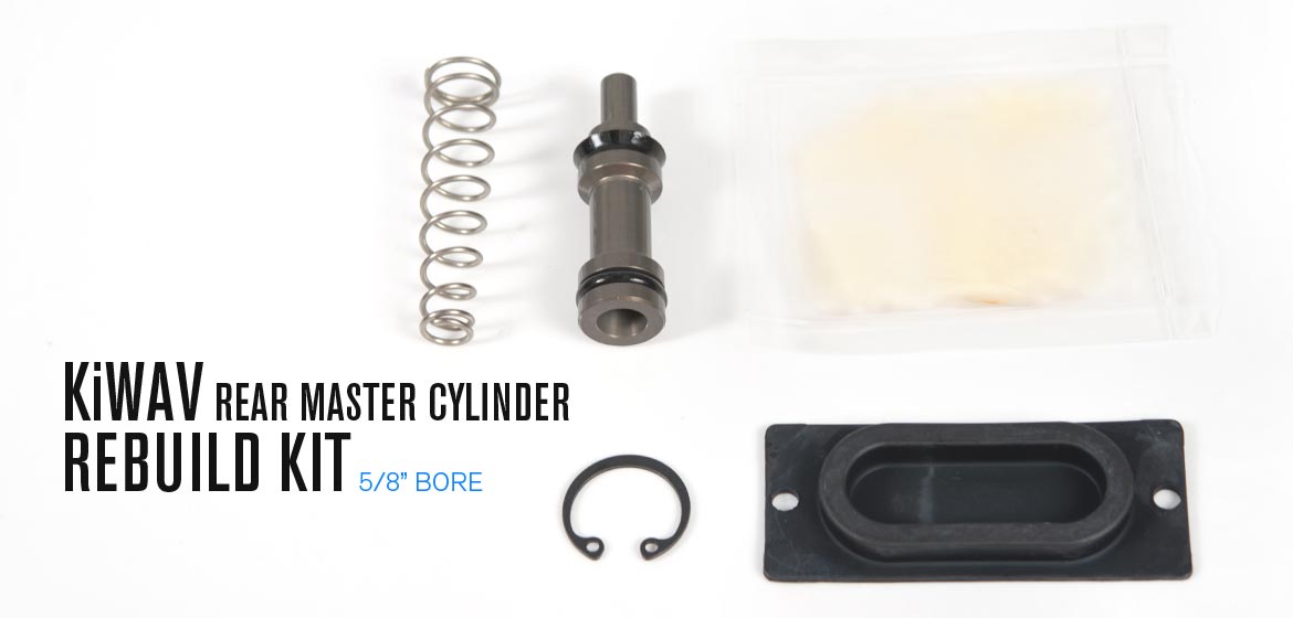 KiWAV rear master cylinder rebuild kit 5/8 inch bore