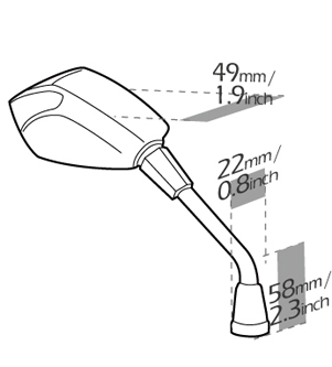 Package ： a pair ( Left hand / Right hand ) Mirror Weight ：n.w 