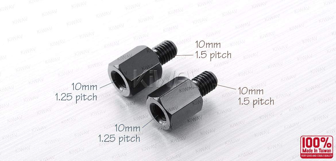 KiWAV 10mm to 10mm 1.5 pitch converter screws