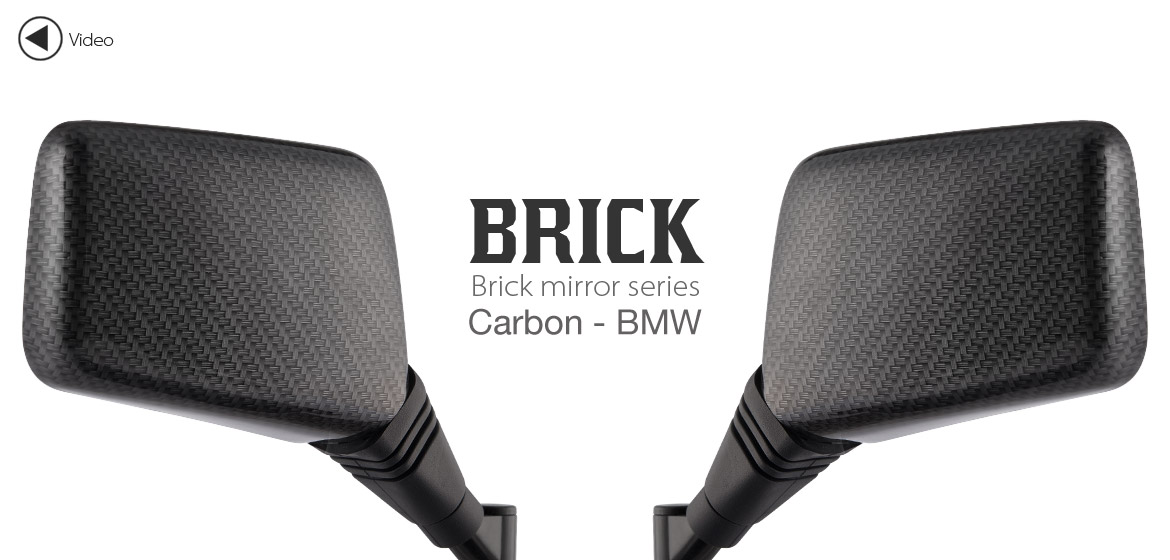 Magazi Brick carbon mirrors a pair for BMW