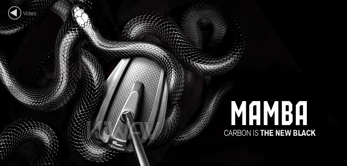 True carbon fiber KiWAV motorcycle mirrors Mamba black universal fit for 10mm mirror thread and Harley Davidson
