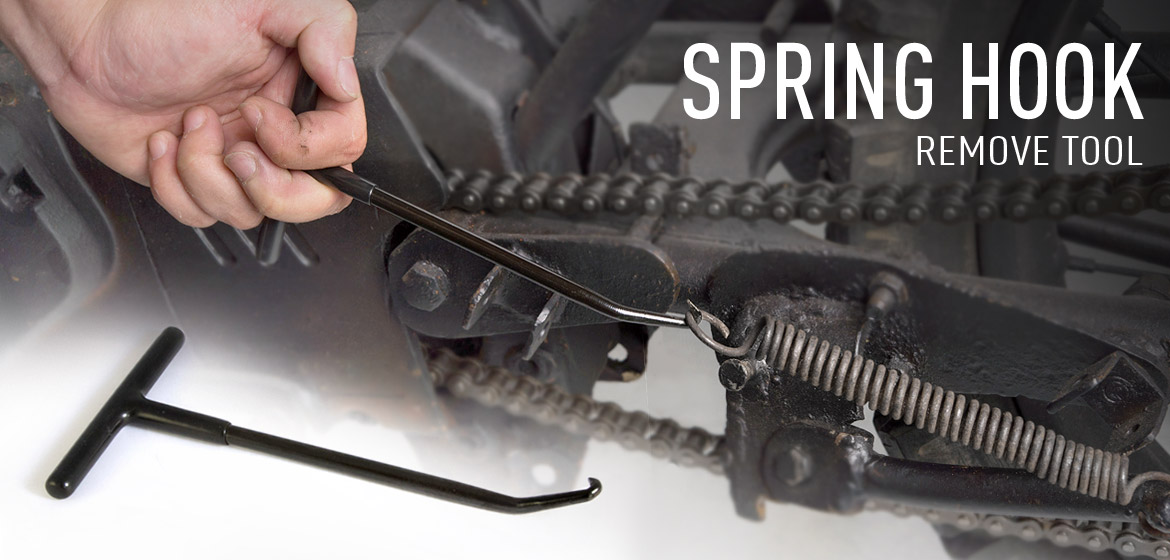 KiWAV motorcycle exhaust stand spring hook remover tool