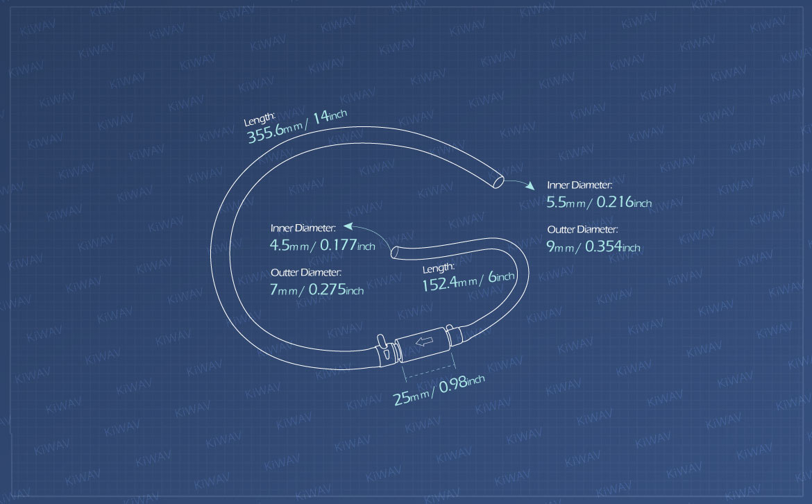 KiWAV Measurement graph of motorcycle hydraulic brake clutch bleeder