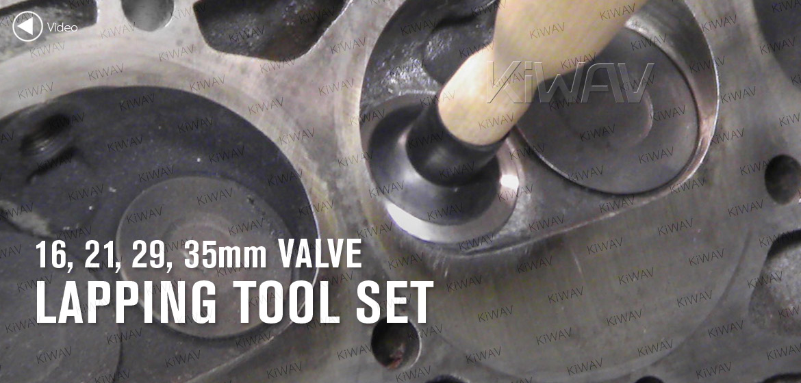 KiWAV 16, 21, 29, 35mm valve lapping tool set