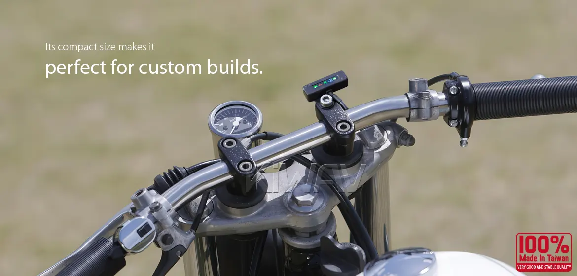 KiWAV custom motorcycle LED mini dashboard warning lights