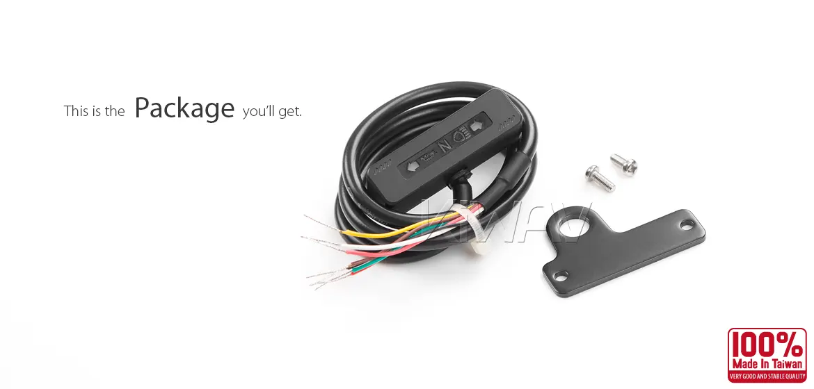 KiWAV custom motorcycle LED mini dashboard warning lights