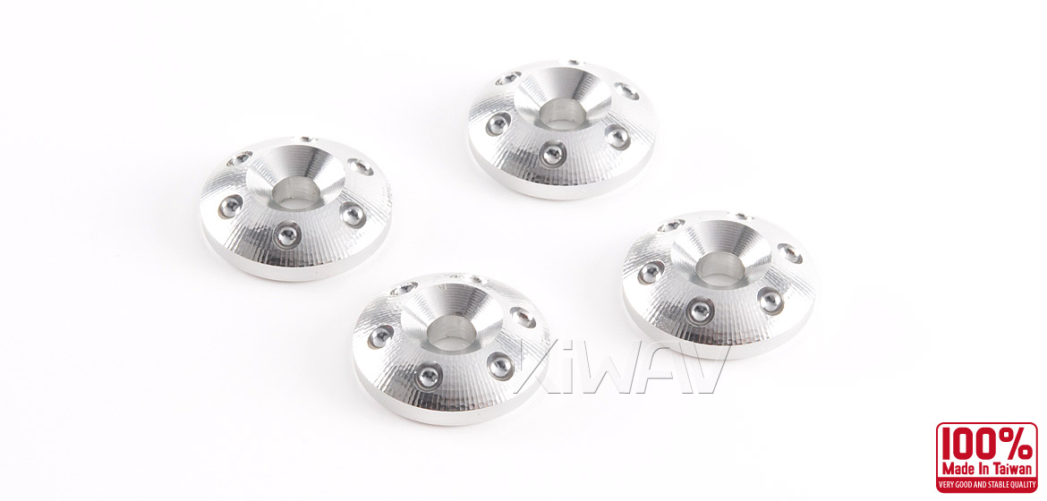 VAWiK Vespa CNC Anodizing Aluminum Alloy 6061 Fly Screen screw bolt cap plate Silver 