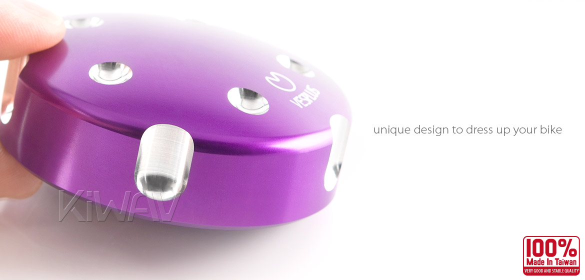 VAWiK Vespa CNC Anodizing Aluminum Alloy 6061 Gasoline Cap purple