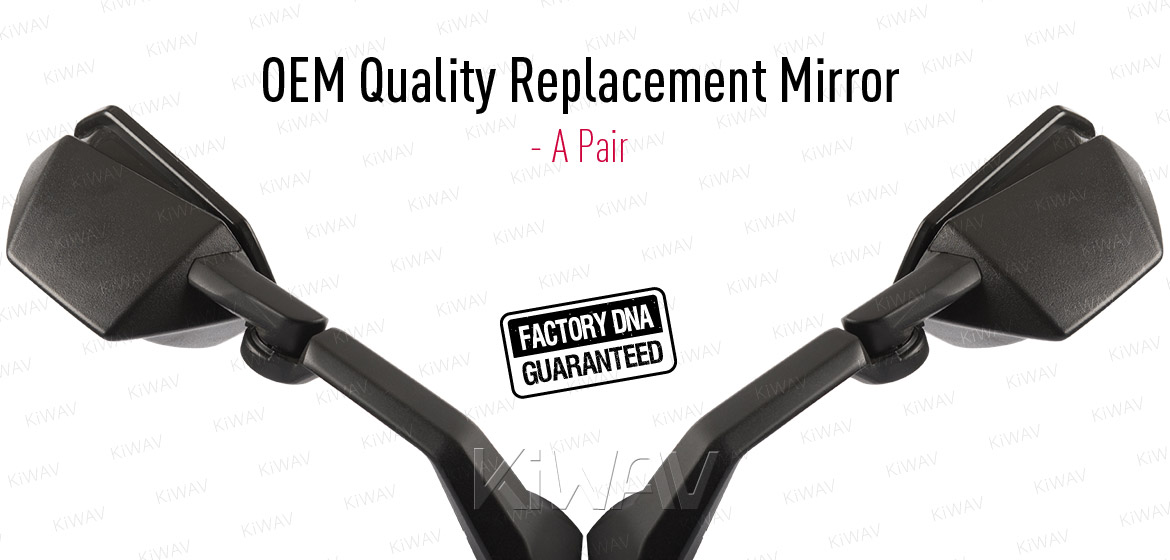 KiWAV OEM quality replacement mirror Kawasaki Ninja ZX-10R