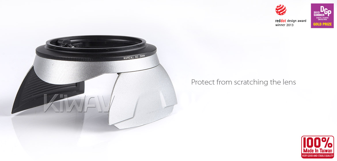 KiWAV Hoocap DSLR Lens Cap and Hood 2 in 1 TX37