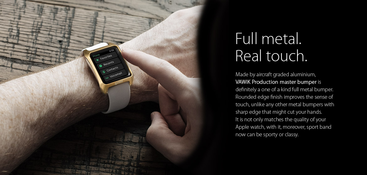 Apple watch bumper discount gold