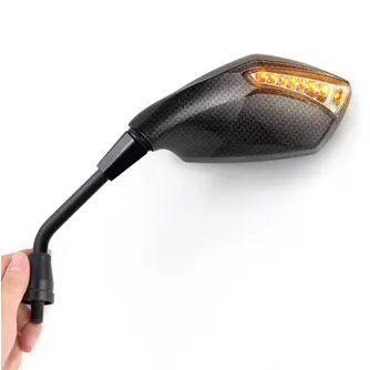 Fist LED motorcycle mirrors