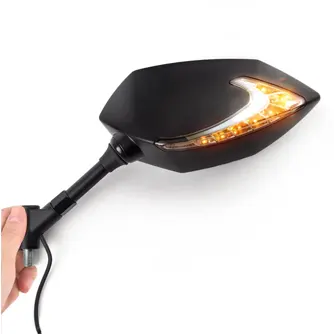 Lucifer LED motorcycle mirrors
