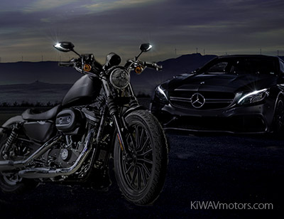 Daytime running lights on motorcycle - KiWAV motors